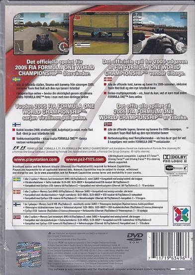 Formula One 05 Platinum - PS2 (B Grade) (Genbrug)